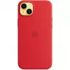 Apple iPhone 14 Plus Silicone Case with MagSafe - (PRODUCT)czerwony
