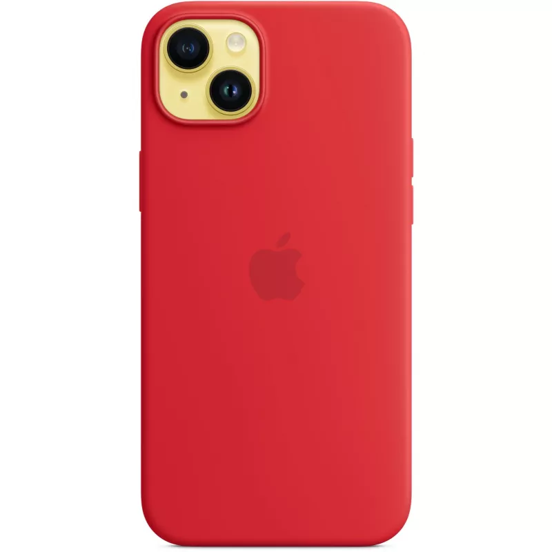 Apple iPhone 14 Plus Silicone Case with MagSafe - (PRODUCT)czerwony