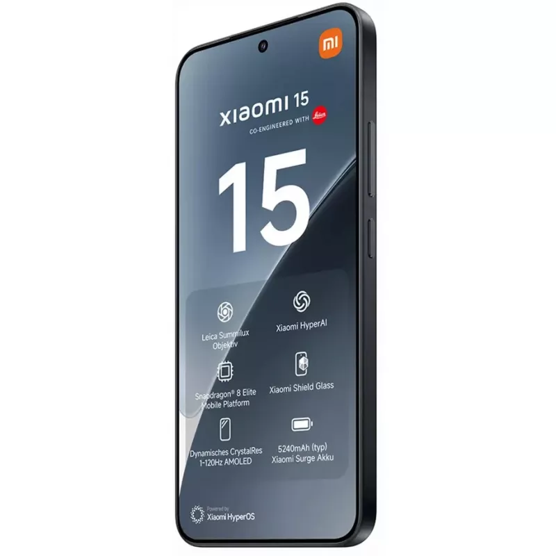 Xiaomi 15 16,1 cm (6,36 inch) 12 GB 512 GB 5240 mAh Czarny