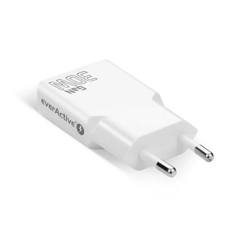 Uniwersalna ładowarka sieciowa USB everActive SC-380Q Super cienki QC 3.0 — Quick Charge 3.0, kompaktowa konstrukcja