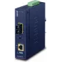 PLANET IP30 Przemysłowy konwerter mediów sieciowych 10/100/1000BASE 1000 Mbit/s Niebieski (IGTP-802TS)