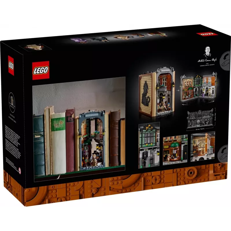 LEGO ICONS 10351 Sherlock Holmes: Zakątek książkowy