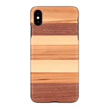 Etui smartfona man and wood dla iPhone XS Max — czarne
