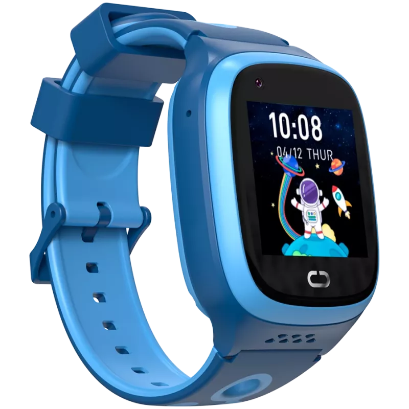 Zegarek dziecięcy Canyon ZEFIR KW-49 E-SIM 4G GPS WiFi Wideo Muzyka Gry Nauka angielskiego, Niebieski