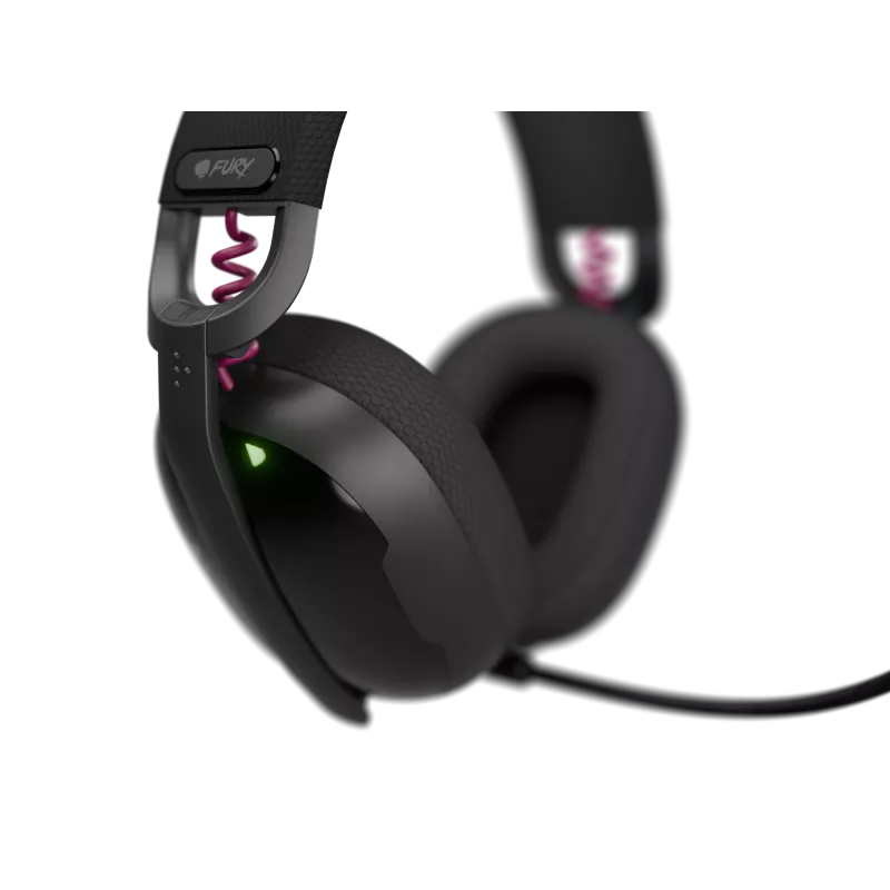 Słuchawki gamingowe Genesis Fury Fukiya F6 | Bluetooth | Nauszne | Mikrofon | Bezprzewodowe | Czarny