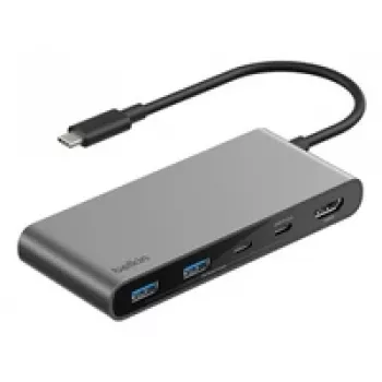 Belkin CONNECT USB-C 7-w-1 Hub z dwoma portami USB-C si. AVC023hqSGY