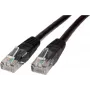 MediaRange - kabel krosowy - RJ-45 (M) do RJ-45 (M) - 2,0 m - ekranowany - CAT 6 - czarny (MRCS125)