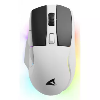 Mysz Sharkoon SGM50W Gaming, dla osób praworęcznych, RF Wireless + USB Type-A, optyczna, 6400 DPI