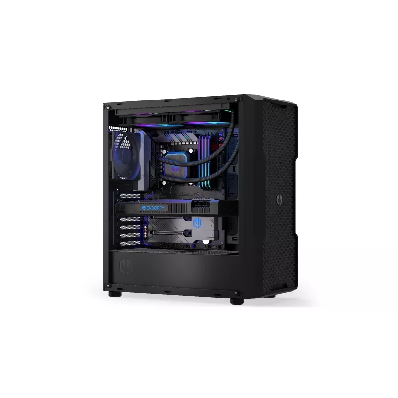 ENDORFY Navis F280 ARGB Obudowa komputera Chłodzenie cieczą All-in-one 14 cm Czarny 1 szt.