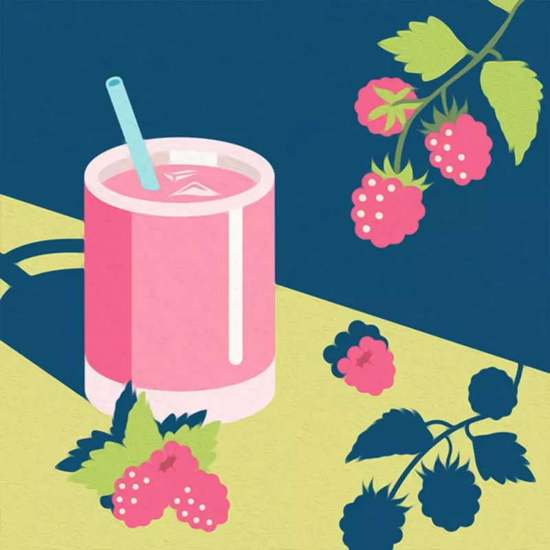 Zestaw do malowania Ravensburger CreArt — Mocktail Raspberry (25562) zestaw artystyczny