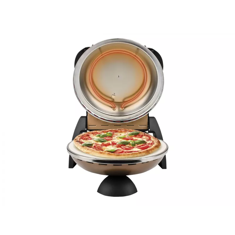 Maszynka do pizzy G3 Ferrari Delizia 1 Pizza 1200W Czarny Brąz