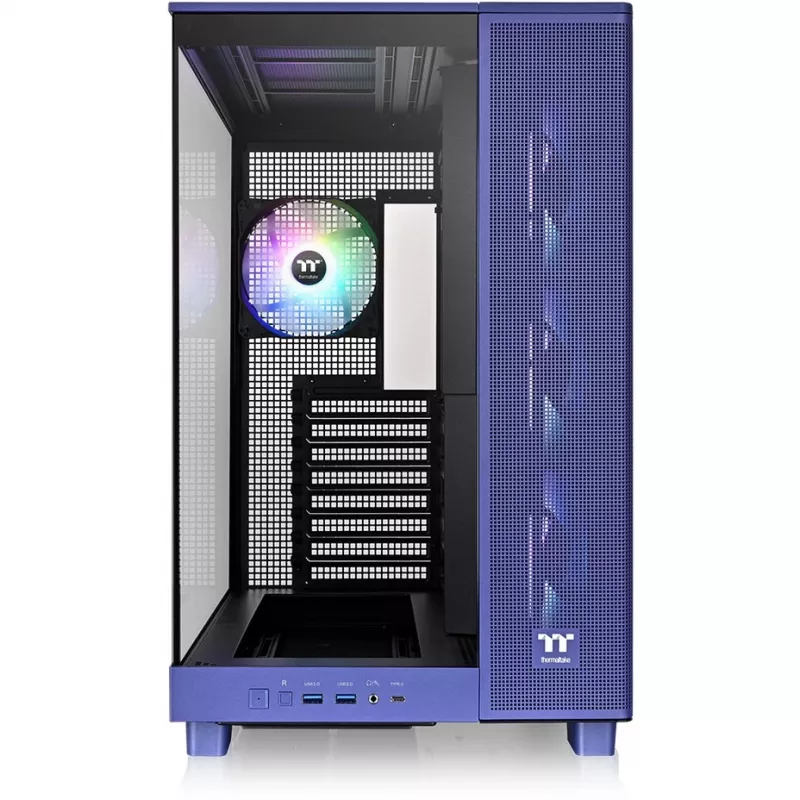 View 380 XL TG ARGB, Obudowa wieżowa Fiolet, Hartowane szkło x 2
