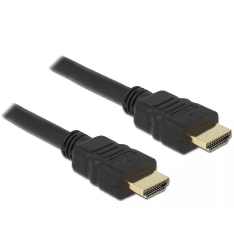 Kabel HDMI DeLOCK 84752 1m Typ A Męski do Męskiego Czarny