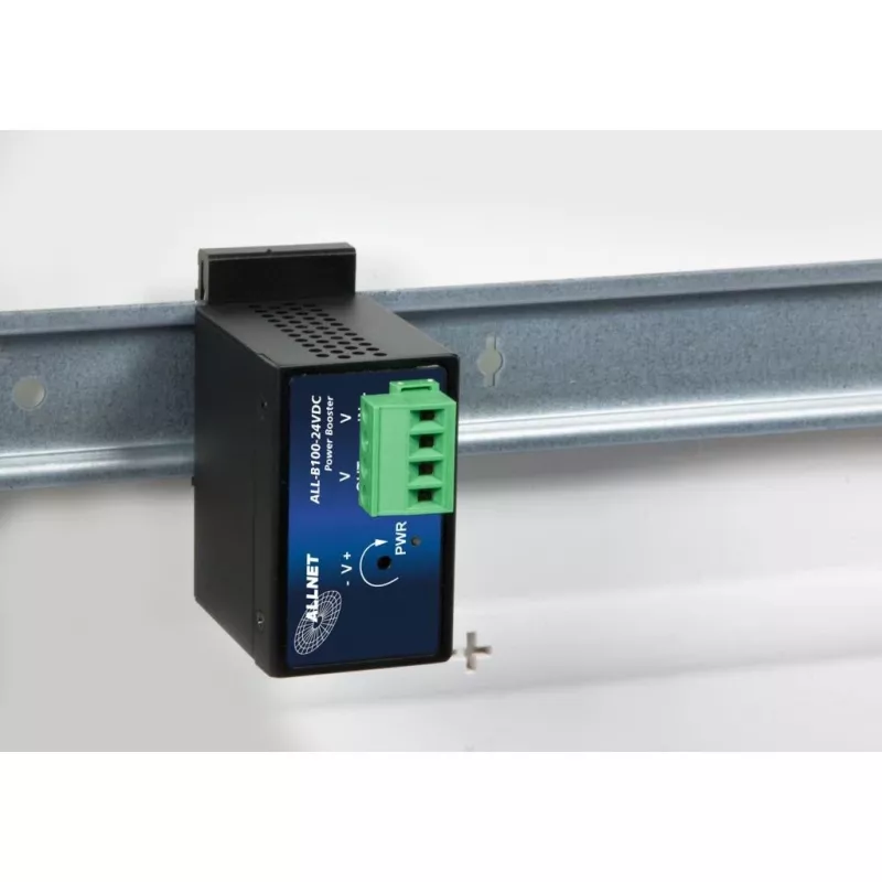 Przetwornica DC-DC ALLNET ALL-B100-24VDC: wejście 24 V DC na wyjście 48–55 V DC, do 95 W