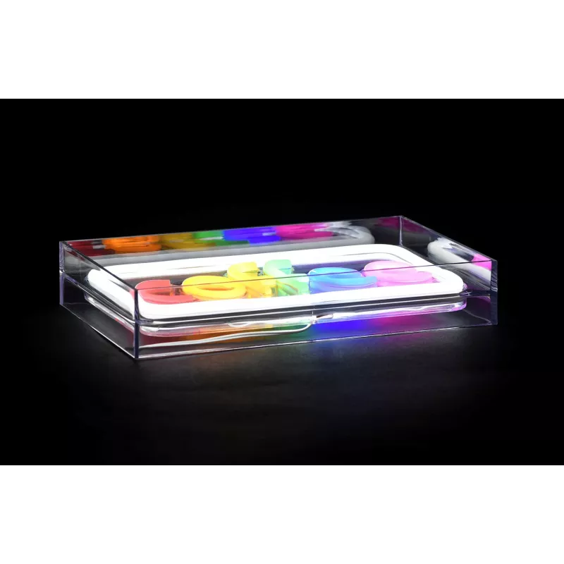 Neonowa tabliczka LED ActiveJet AJE-NEON COFFEE, wielokolorowa, USB 5V, montaż natynkowy, rama z tworzywa AS
