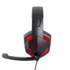Zestaw słuchawkowy gamingowy ESPERANZA BLACKBIRD, mikrofon, USB/Jack 3,5 mm, czarno-czerwony