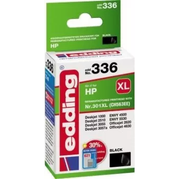 wkład do drukarki edding EDD-336 czarny kompatybilny z HP 301XL CH563EE
