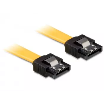 Kabel SATA męski/męski 0,7 m DeLOCK 82813 żółty