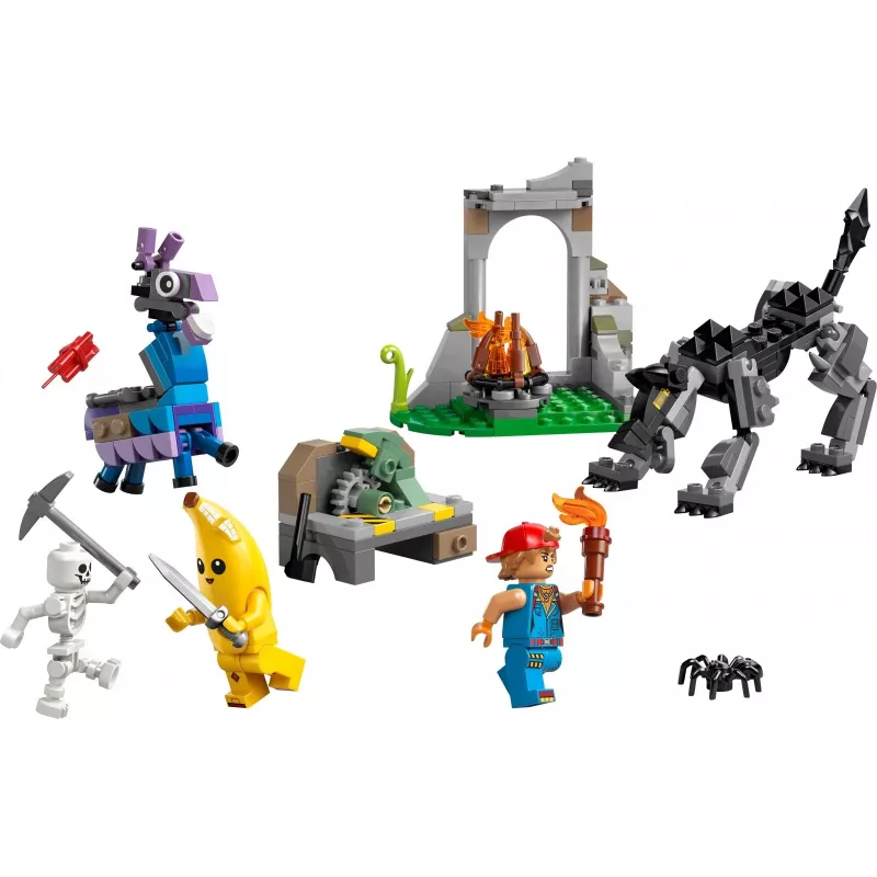 LEGO FORTNITE 77075 Obóz Peely'ego i Sparkpluga