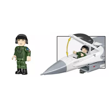Zestaw konstrukcyjny Cobi F-16C Fighting Falcon — 463 elementy, model do sklejania w skali