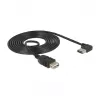 Kabel USB DeLOCK 2m USB 2.0-A na USB 2.0-A Czarny