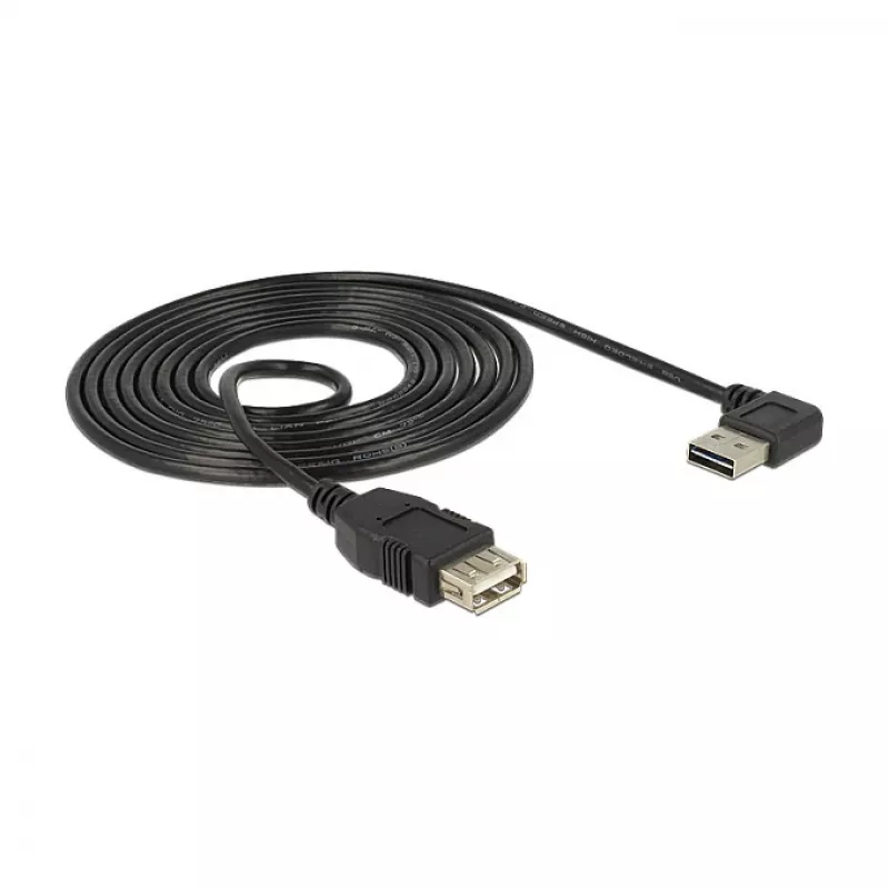 Kabel USB DeLOCK 2m USB 2.0-A na USB 2.0-A Czarny