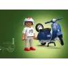 Zestaw figurek Vespa 71622 1969 Vespa 150 Sprint Veloce, niebieski