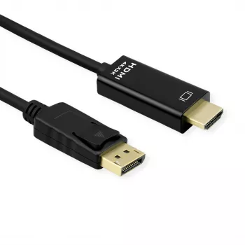Kabel ROLINE DisplayPort na HDMI 2 m czarny 11.04.5996-10