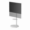 Wolnostojący stojak pod telewizor GEMBIRD TVS-86TR-01-W do telewizorów 37–86 cali, biały, obrotowy i z regulacją nachylenia, VESA 200x200–600x400, maks. obciążenie 50 kg