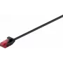 Wentronic Goobay CAT 6 cienki-kabel krosowy, U/UTP, czarny, 5 m - materiał miedziany (93717)