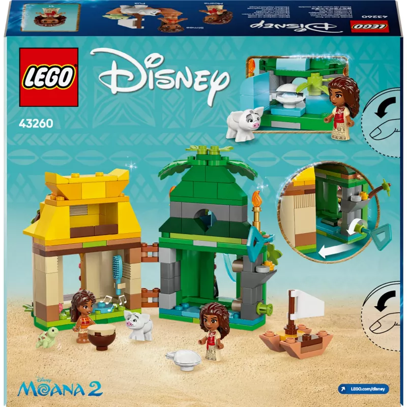 LEGO DISNEY 43260 Moana's Island Fun