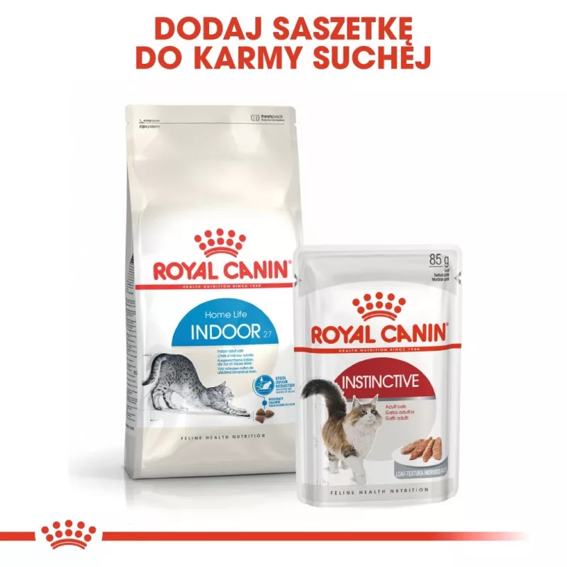 Sucha karma dla kota Royal Canin Home Life Indoor 27 Adult 2 kg — smak drobiowy, 27% białka, 13% tłuszczu