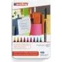 Flamaster Edding 1200 colourpen Fine Czarny Niebieski Brązowy Zielony Pomarańczowy Różowy Fioletowy Czerwony Żółty 10 szt.