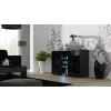 Komoda Cama SOHO S7 120 cm Czarny Połysk