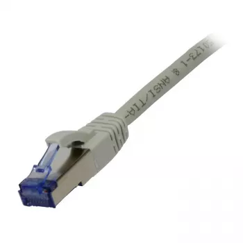 Kabel krosowy RJ45 - CAT6A 500 MHz - 5 m - szary - S-STP (S/FTP) - testowany na komponentach (certyfikat GHMT) - AWG2