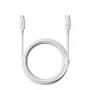 Kabel USB Type-C Baseus Silky Series 100W 2 m biały