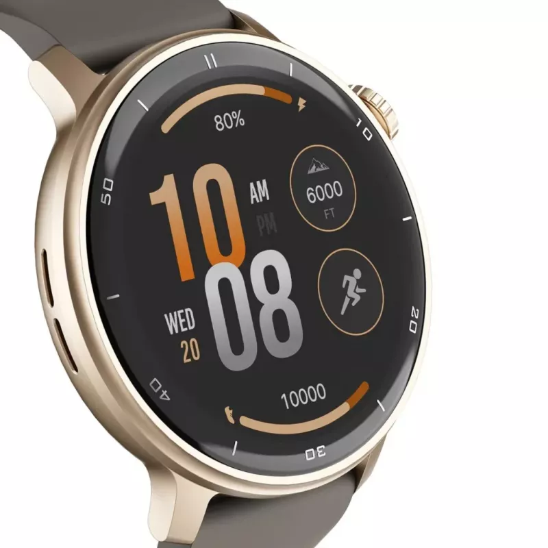 Smartwatch Stelio STSWA101GD Activ GPS 46mm Złoty — 46 mm smartwatch GPS, złota obudowa