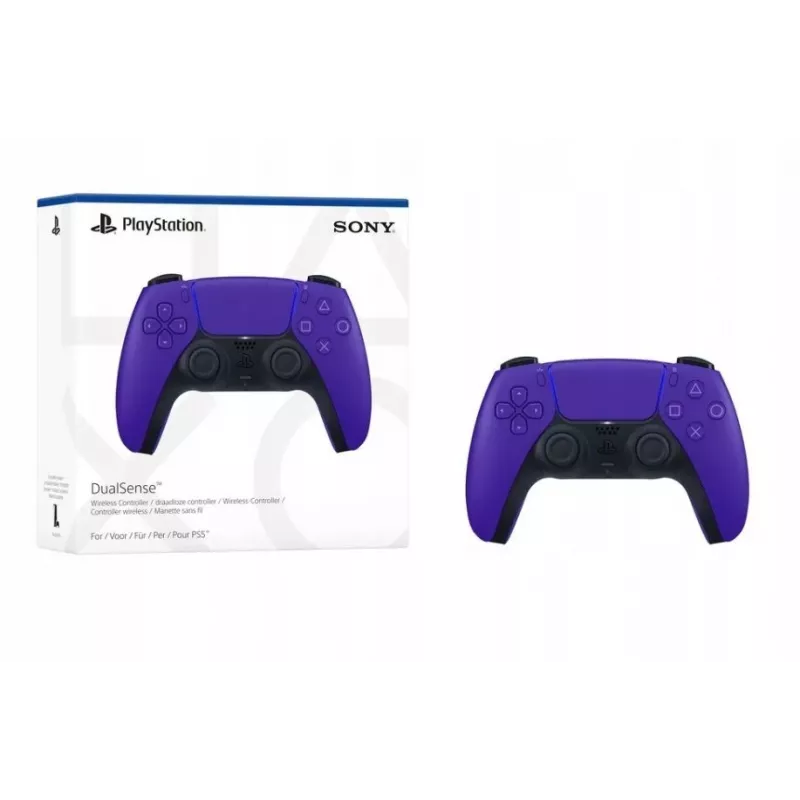 Gamepad Sony DualSense kontroler bezprzewodowy do PlayStation 5 — fioletowy, sprzężenie zwrotne dotykowe, adaptacyjne triggery, wbudowany głośnik, bateria Li‑Ion