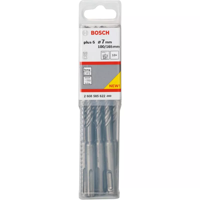 Wiertło, Bosch SDS-plus-5, długość 165 mm, chwyt SDS-plus