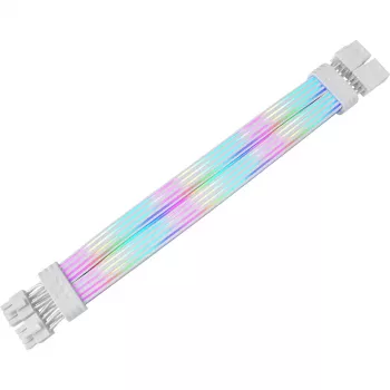 Kabel taśmowy zasilania THERMALTAKE AC-082-CN6NAN-A1, CPU 2x8Pin żeński–żeński, 0,272 m