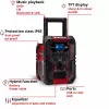 Przenośne radio EINHELL TE-CR 18 Li DAB+ FM Bluetooth USB, zasilane bateriami (kompatybilne z TE-CR 18 Li)
