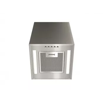 Okap MAAN ELBA MINI WPB 430, stal satynowa, średnica 300 mm, wysokość 400 mm, sterowanie elektroniczne, filtr przeciwtłuszczowy