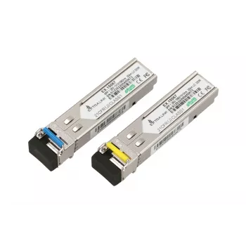 Moduł Extralink SFP WDM 1.25G, 1.25Gbps, 1310/1550nm, jednomodowy, 20km, LC, DOM, para, zaprojektowany dla HP/Aruba