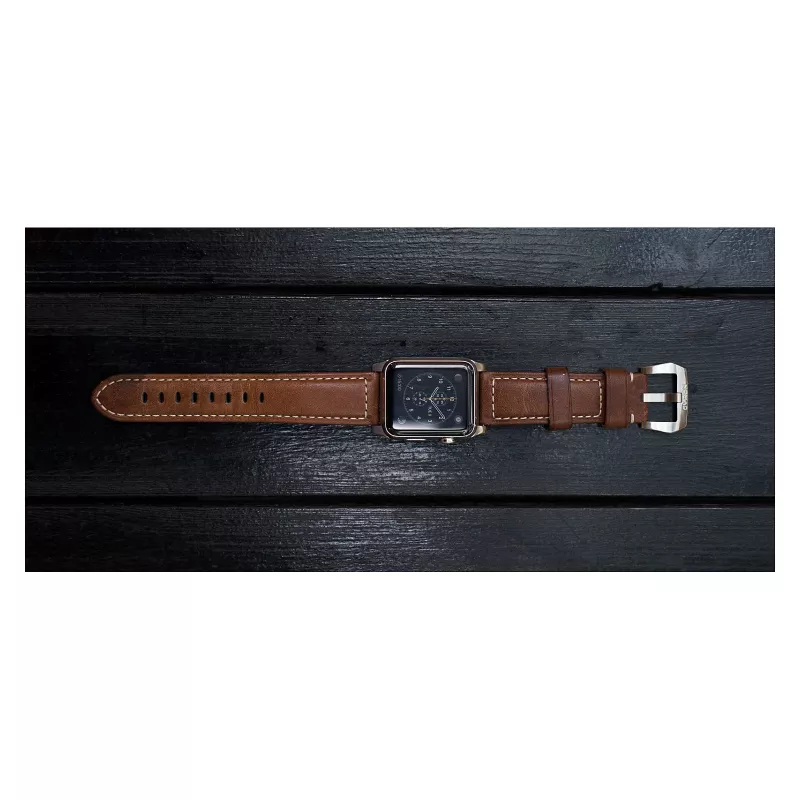 Nomad NM1A4RST00 - Pasek - Smartwatch - brązowy - Apple - Apple Watch Sport - Apple Watch - Apple Watch Edition - skóra
