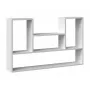 BILBAO 4P hanging rack 100x16x60 cm, Biały