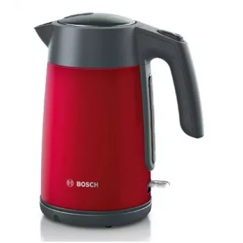 Czajnik elektryczny Bosch TWK7L464 — pojemność 1,7 l, 2400 W, czerwony, obudowa z tworzywa sztucznego