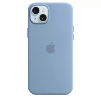 Etui silikonowe Apple iPhone 15 Plus z MagSafe - Zimowy błękit