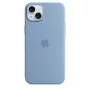 Etui silikonowe Apple iPhone 15 Plus z MagSafe - Zimowy błękit