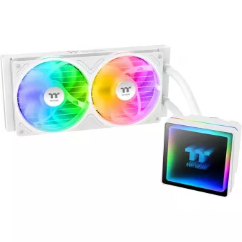 Uniwersalne chłodzenie cieczą CPU THERMALTAKE TH240-S V3 ARGB Sync Snow Edition, chłodnica 240 mm