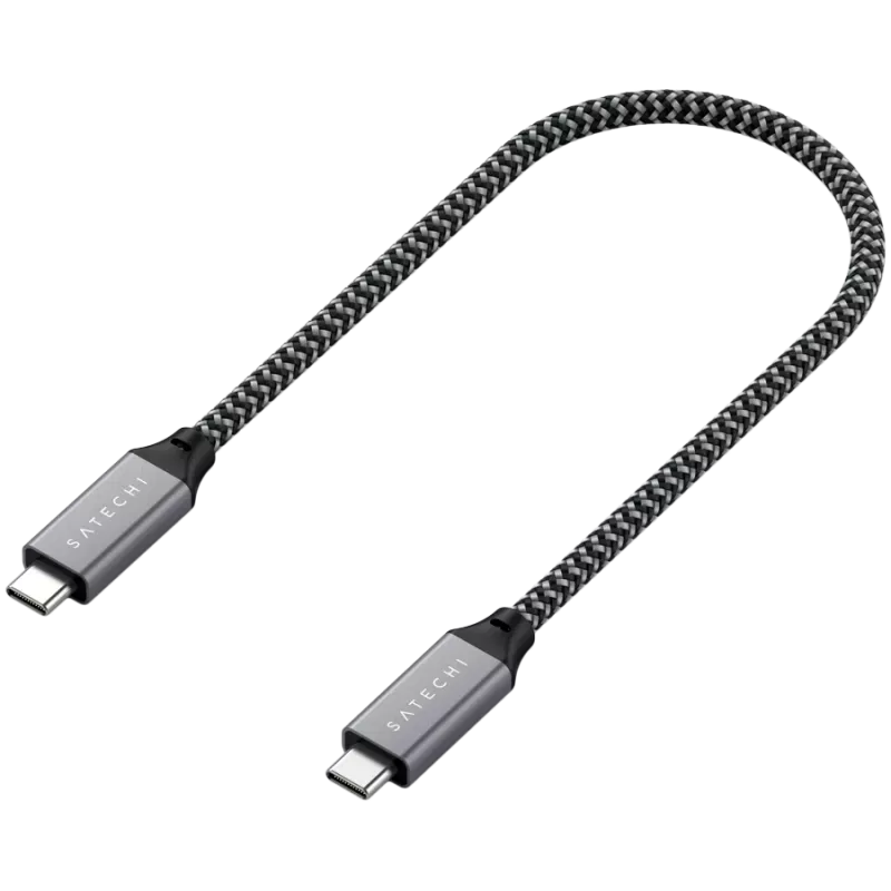 Kabel USB Satechi ST-U4C25M USB4 Gen 3x2 0,25 m Czarno-szary